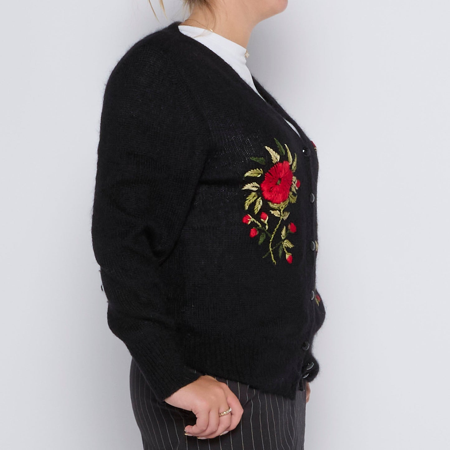 Embroidered floral Cardigan - UK 12