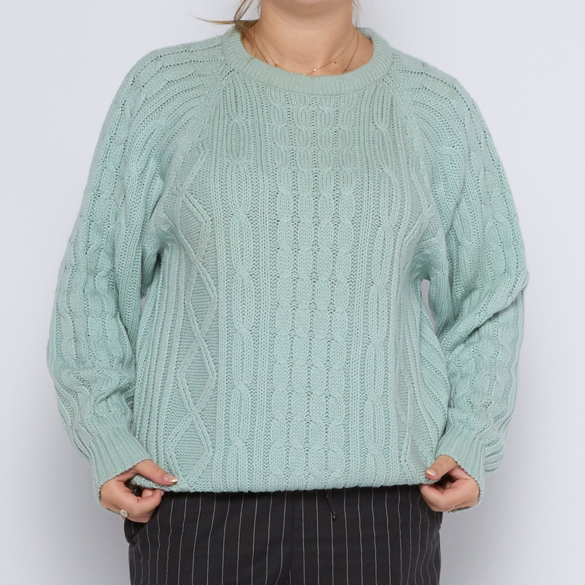 Cableknit Heavy Sweater - UK 12