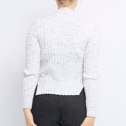 Ribbed Turtleneck Sweater - UK 12