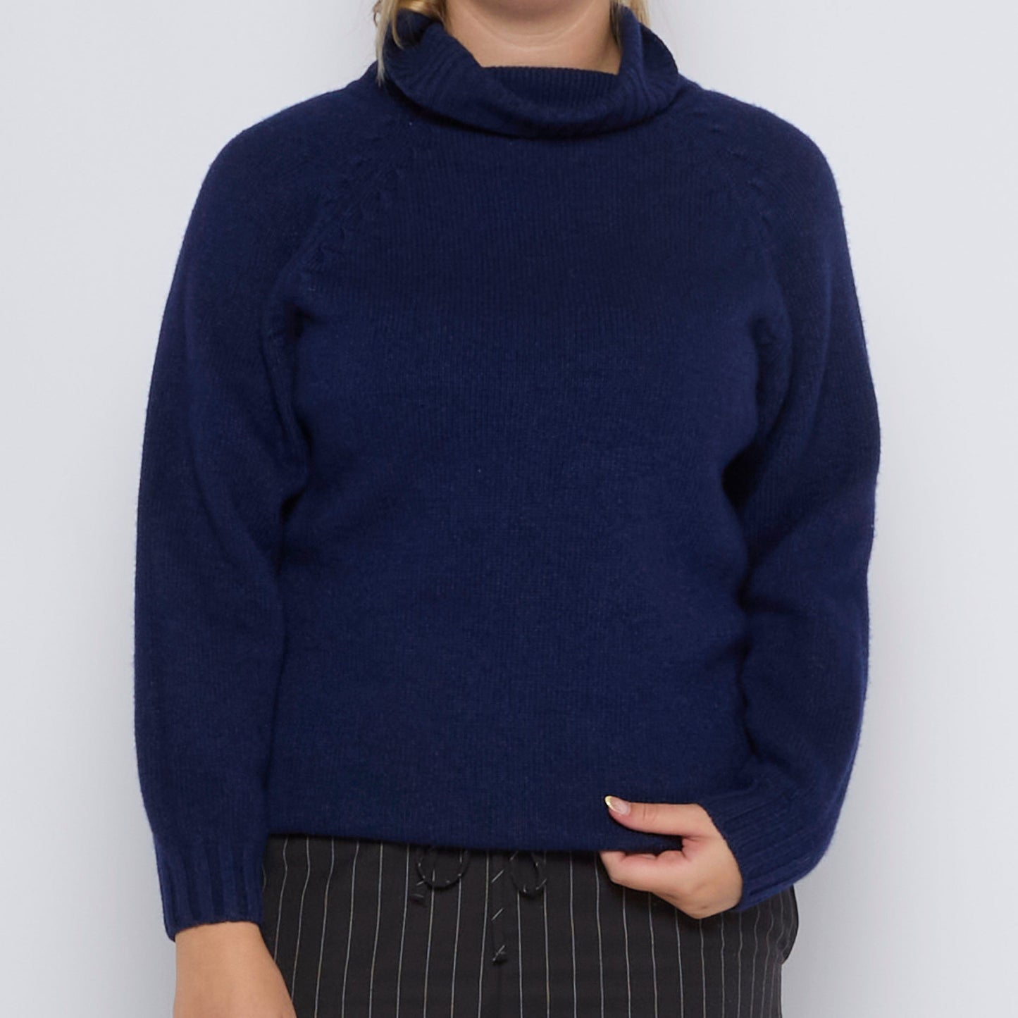 Knitted Roll Neck Sweater - UK 12