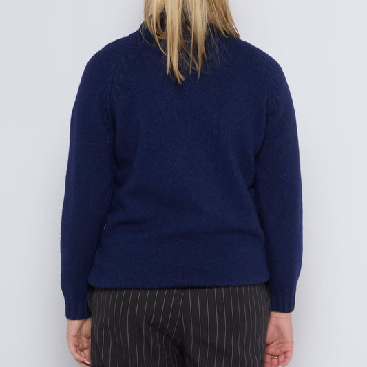 Heavy Knit Turtleneck Sweater - UK 12