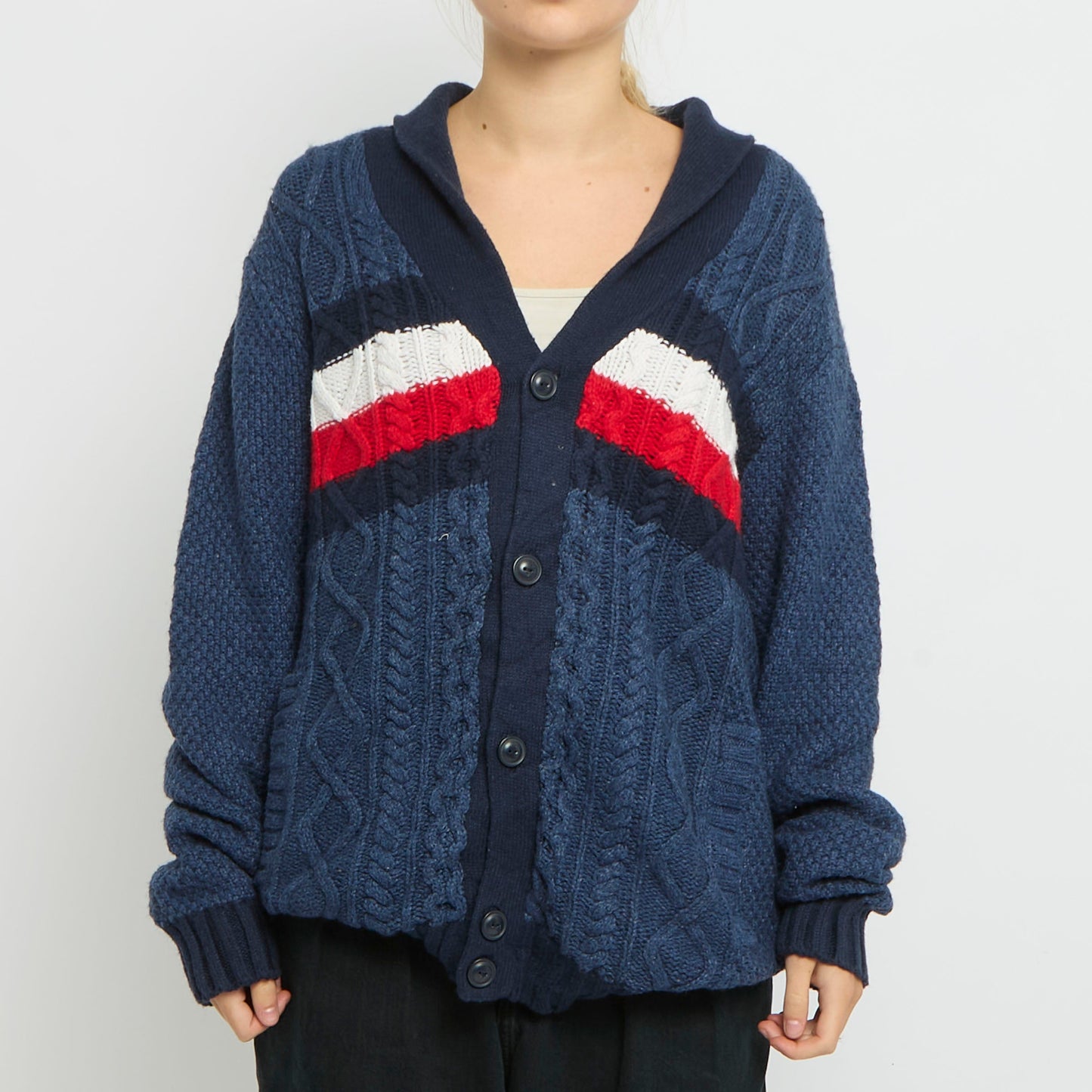 Tommy Hilfiger Chunky Knitted Cardiagn- UK 12