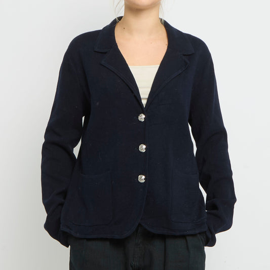 Ralph Lauren Knitted Blazer Style Cardigan -UK 12