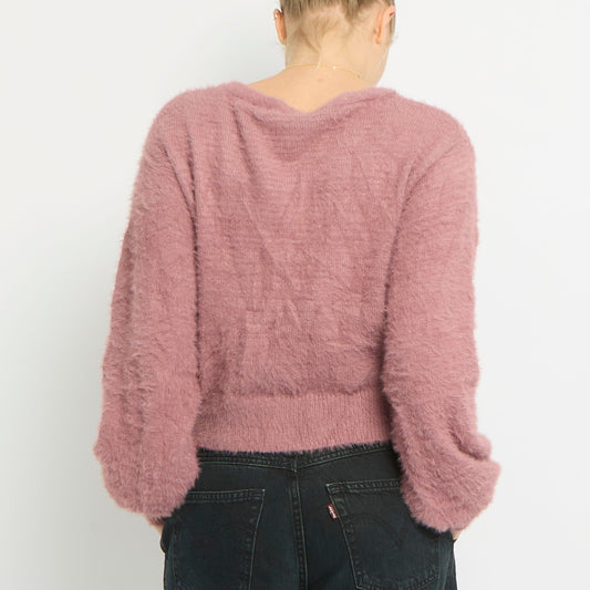 Fluffy Knit Cardigan- UK 12