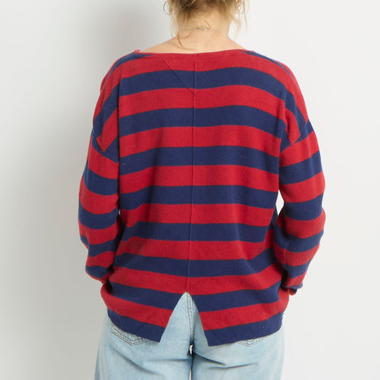 Tommy Hilfiger Crew Neck Stripe Sweater - UK 12