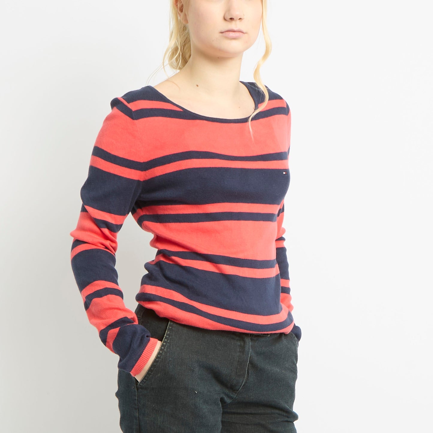 Tommy Hilfiger Fine Knit Jumper - UK 12