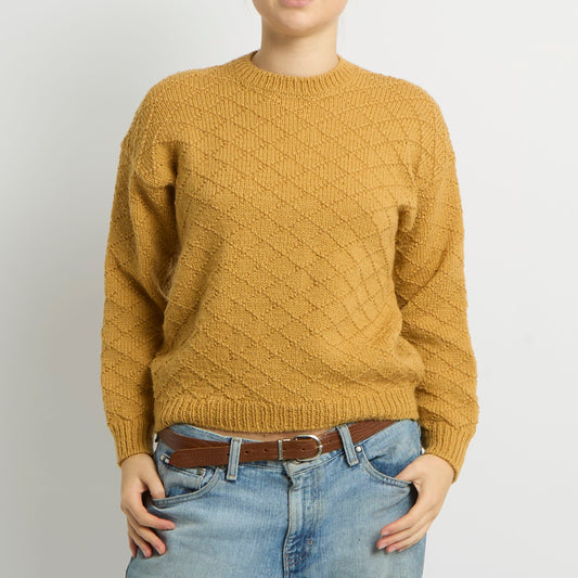 Chunky Knit Sweatshirt - UK 12