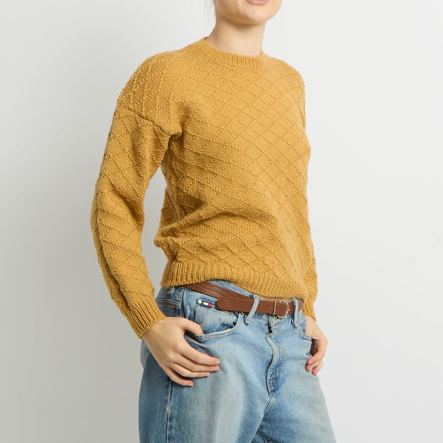 Chunky Knit Sweatshirt - UK 12