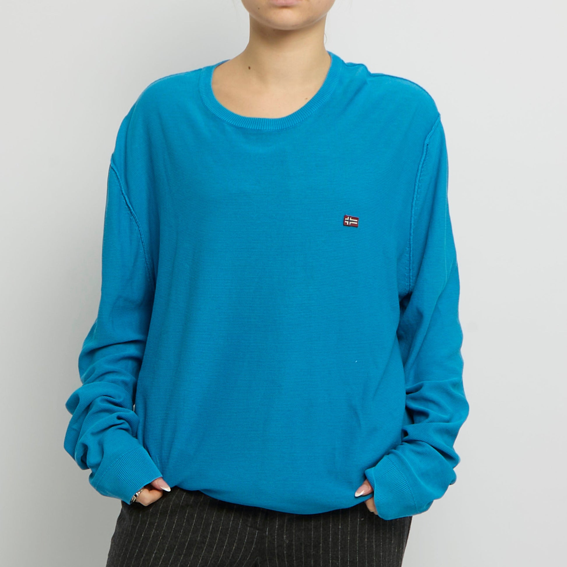 Napapijri Fine Knit Sweatshirt - UK 14