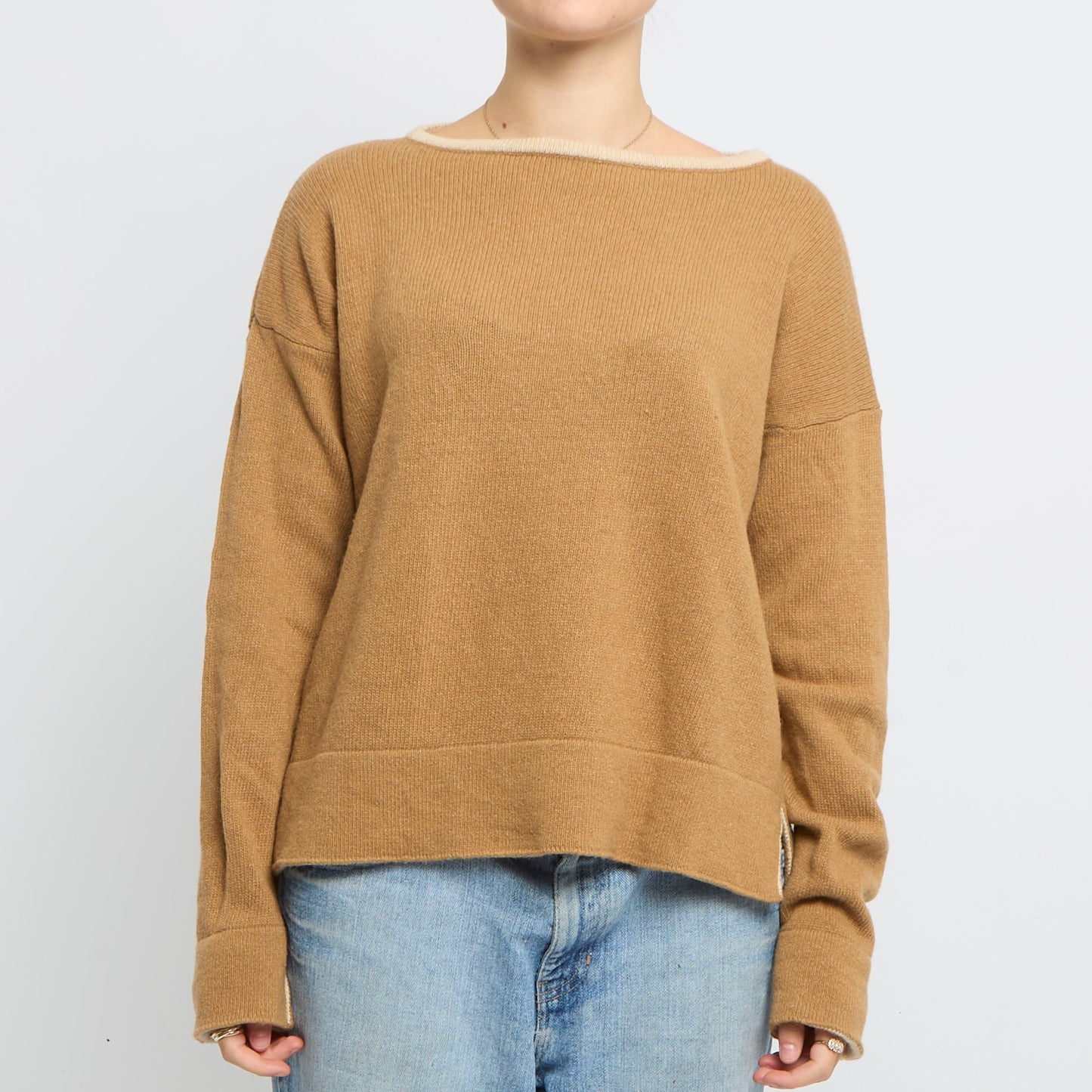 Heavy Knit Roundneck Sweater - UK 14