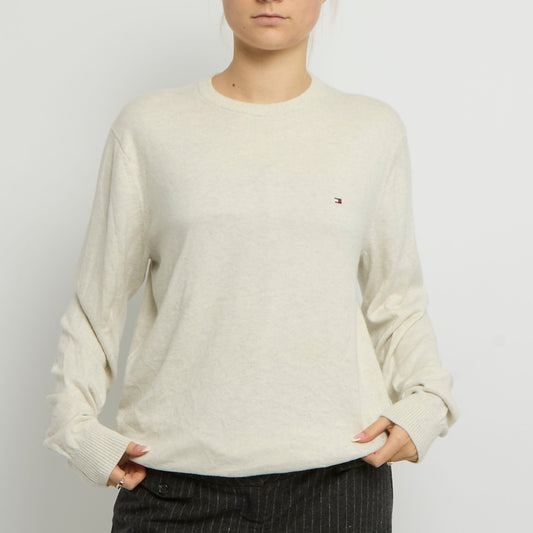 Tommy Hilfiger Knitted Crew Neck Jumper - UK 14