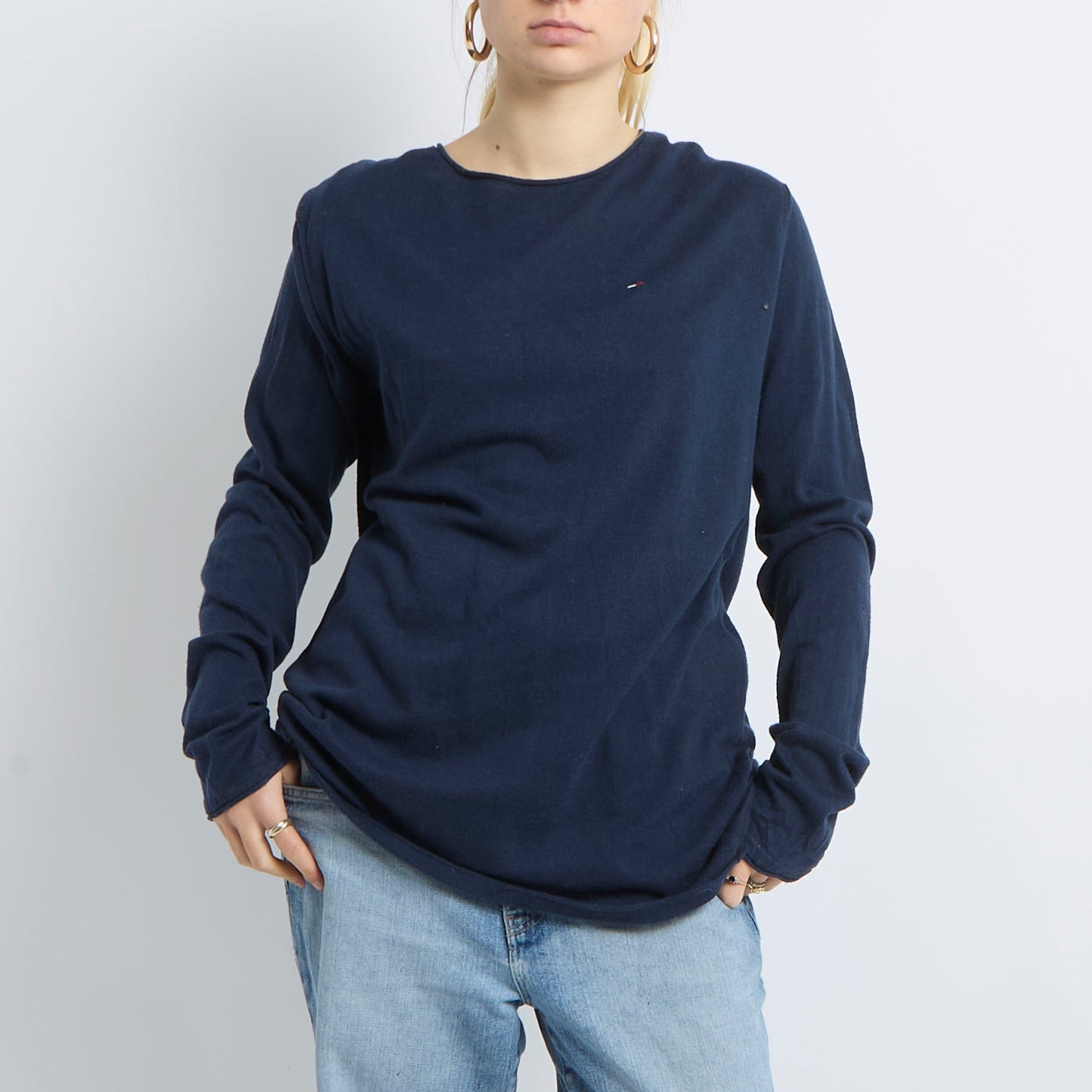 Tommy Hilfiger Raw Hem Sweatshirt - UK 14