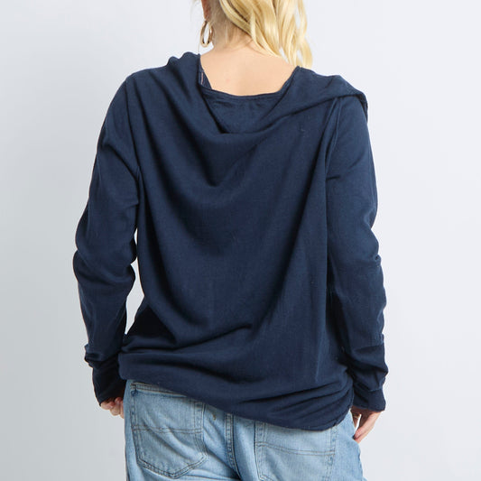 Tommy Hilfiger Raw Hem Sweatshirt - UK 14