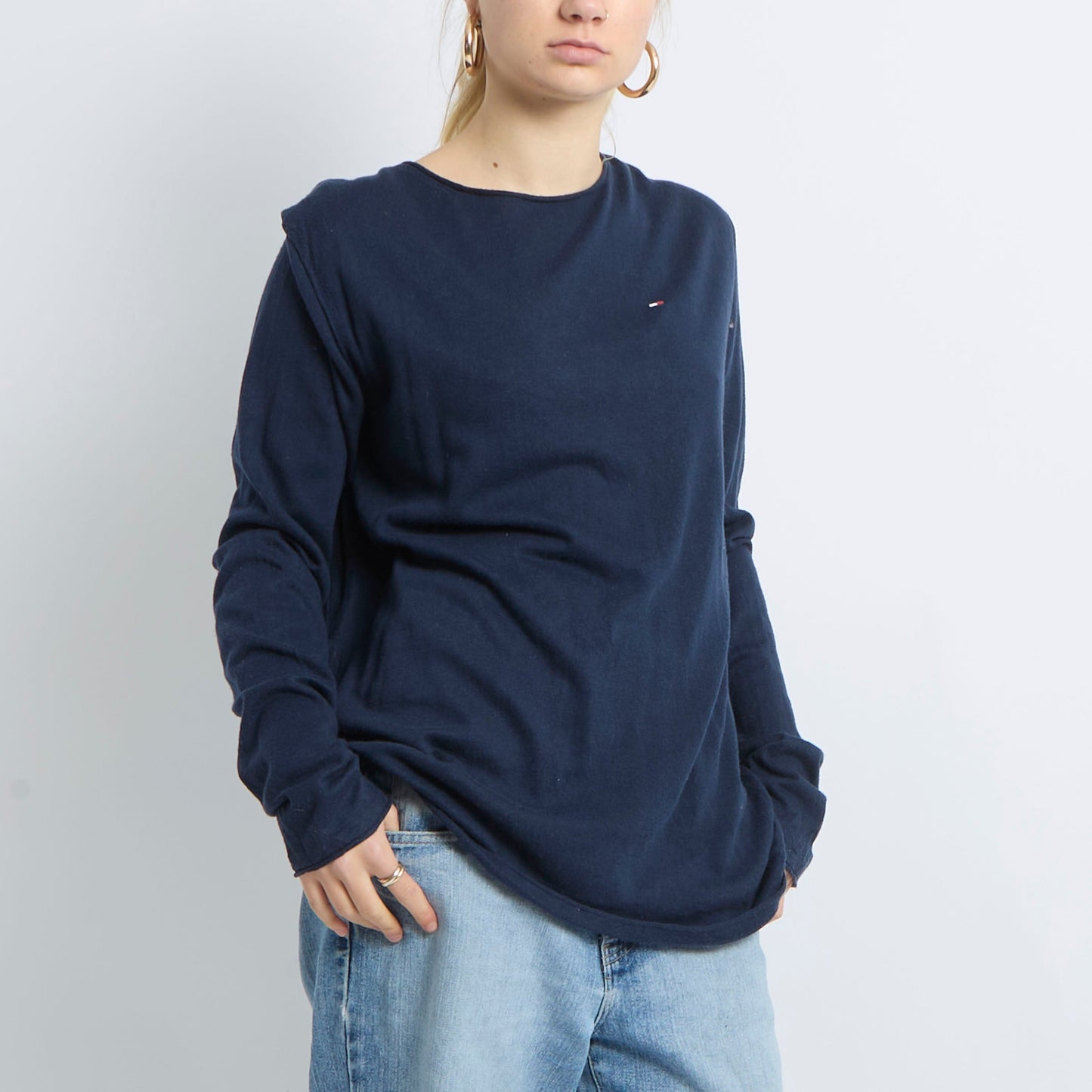 Tommy Hilfiger Raw Hem Sweatshirt - UK 14