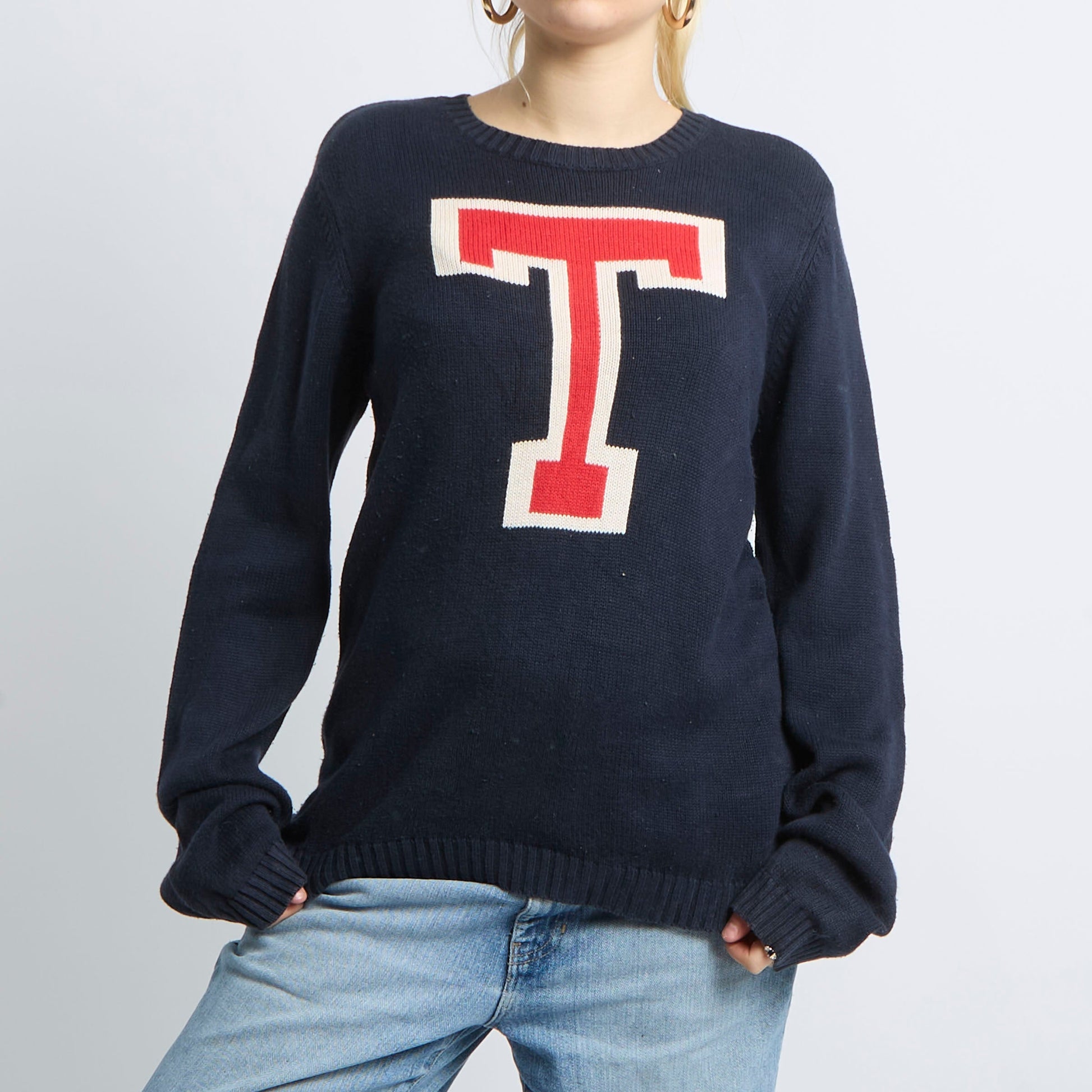 Logo Knitted Sweatshirt - UK 14