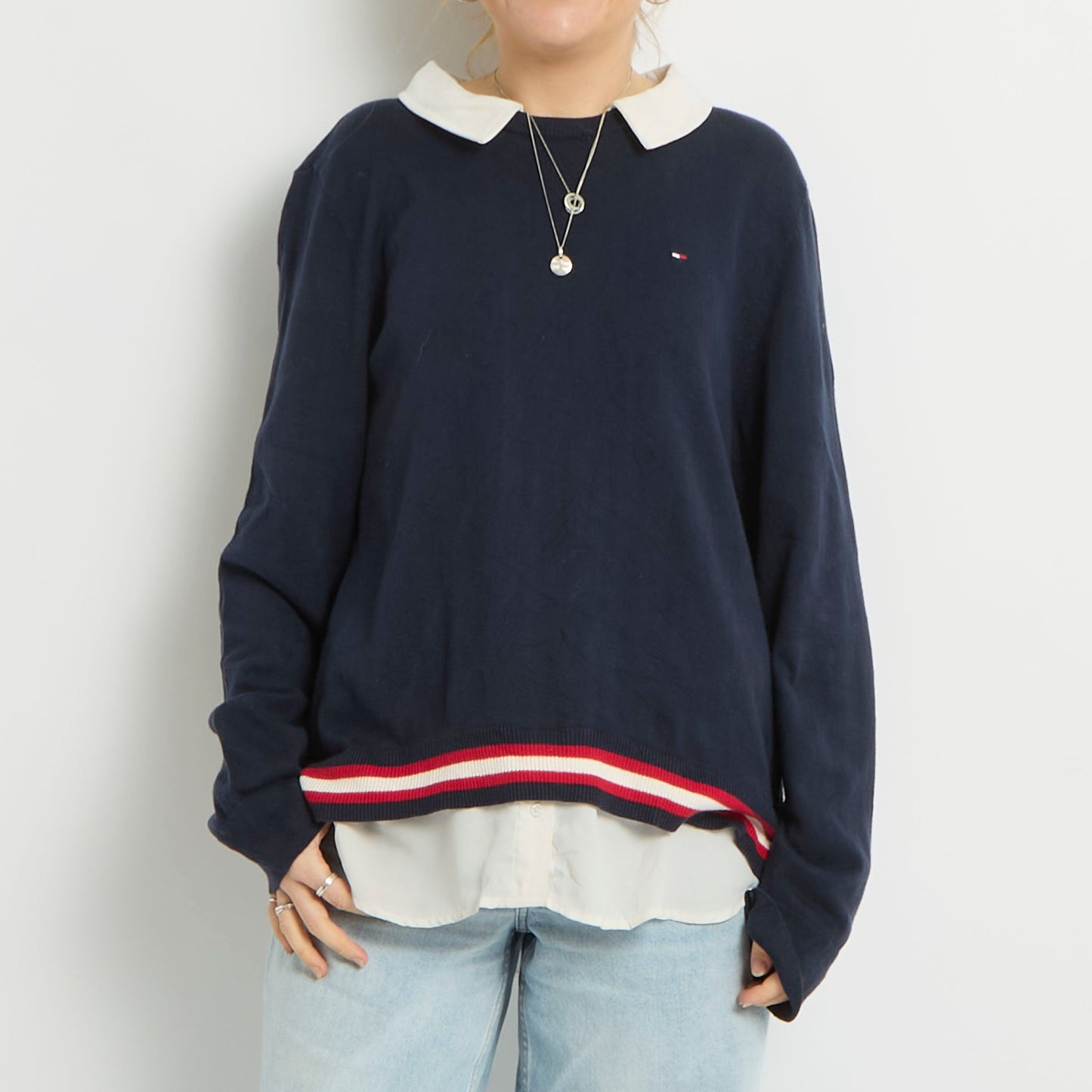 Tommy Hilfiger Crew Neck Sweatshirt - UK 14