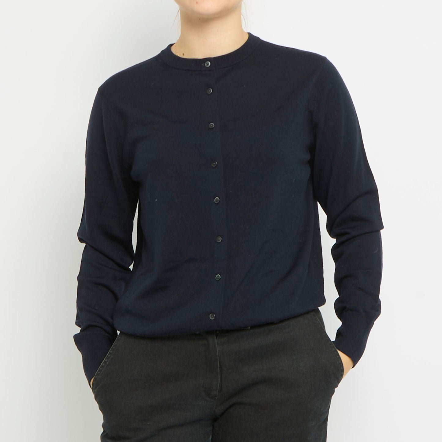 UNIQLO Round Neck Cardigan - UK 14