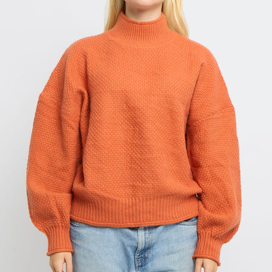 Tight Knit Turtle Neck Cuffed Jumper- UK 14