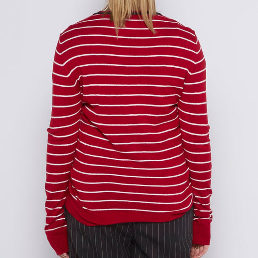 Tommy Hilfiger Striped Cardigan - UK 14