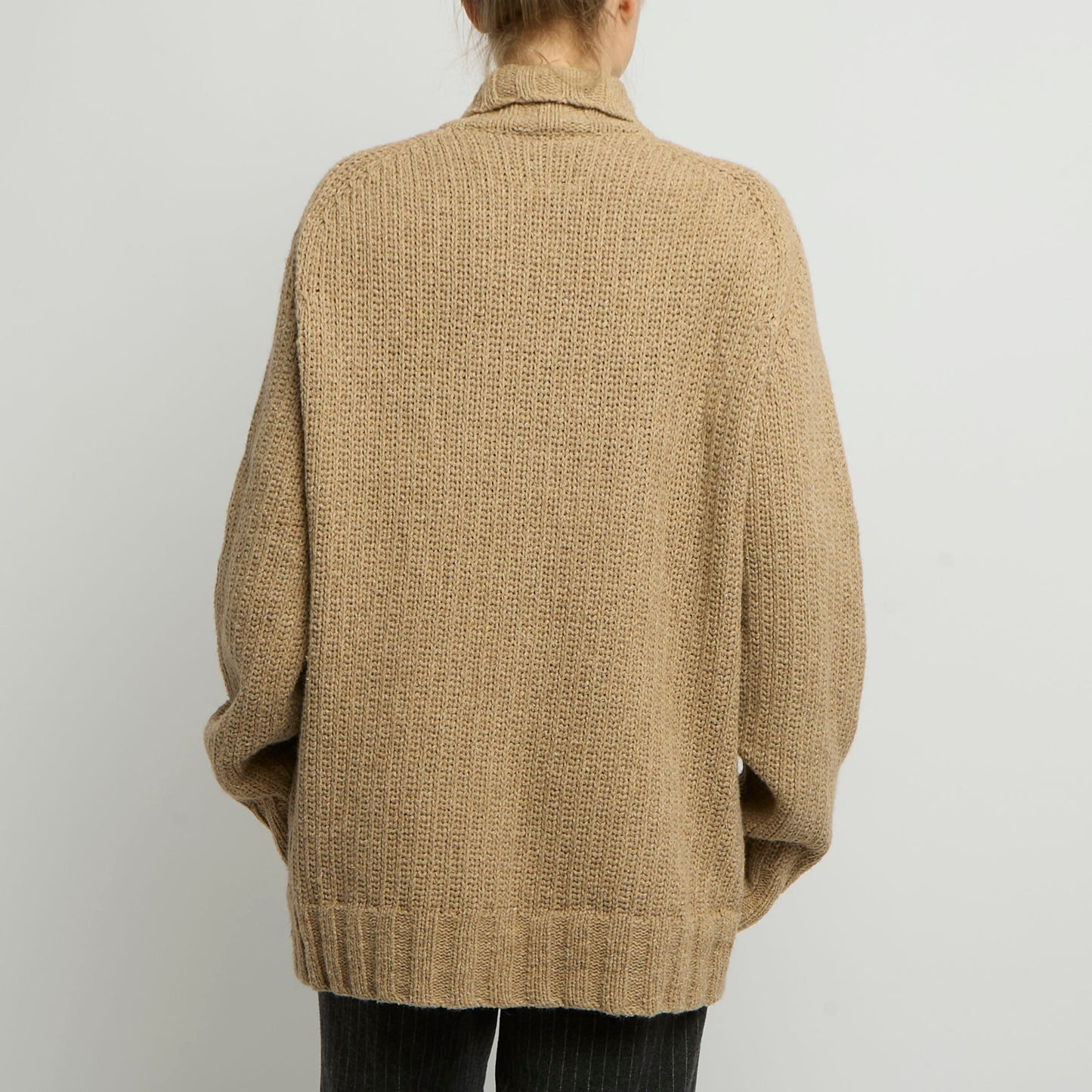 Napapijri Heavy Knit Zip Up Jumper - UK 16