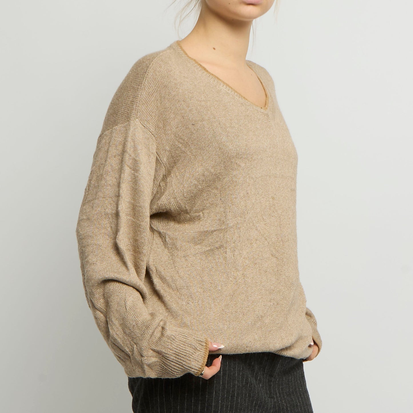 Valentino V-Neck Knitted Jumper - UK 16