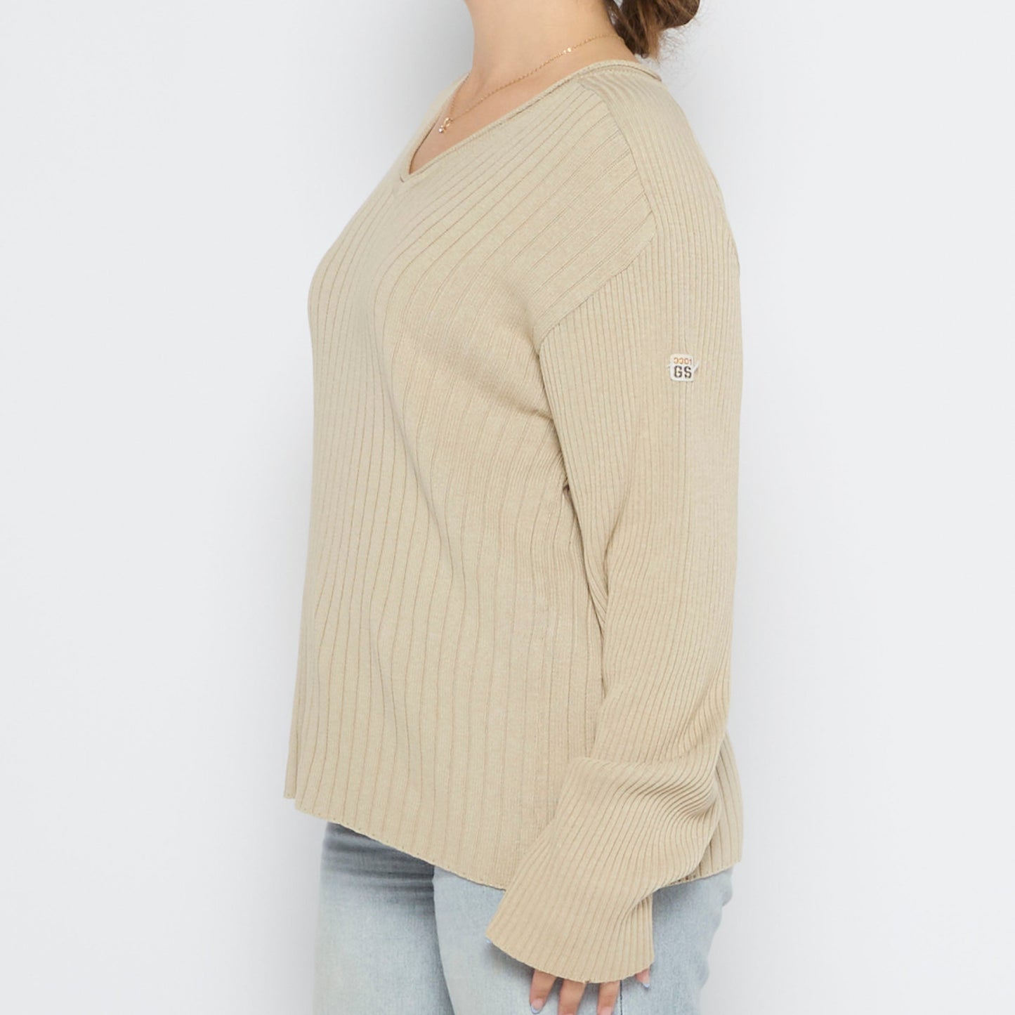 G-Star V-Neck Rib Sweater - UK 16