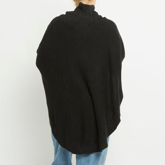 Ralph Lauren Knitted Poncho - UK 16