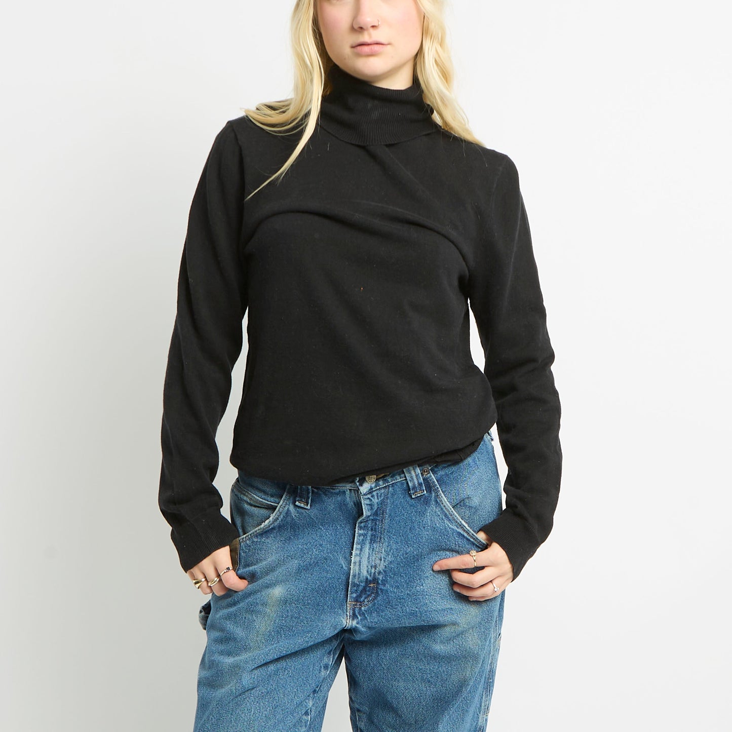 Ralph Lauren Fine Knit Long Sleeve Roll Neck - UK 16