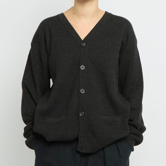 Ribbed Cardigan Sweater - UK 16