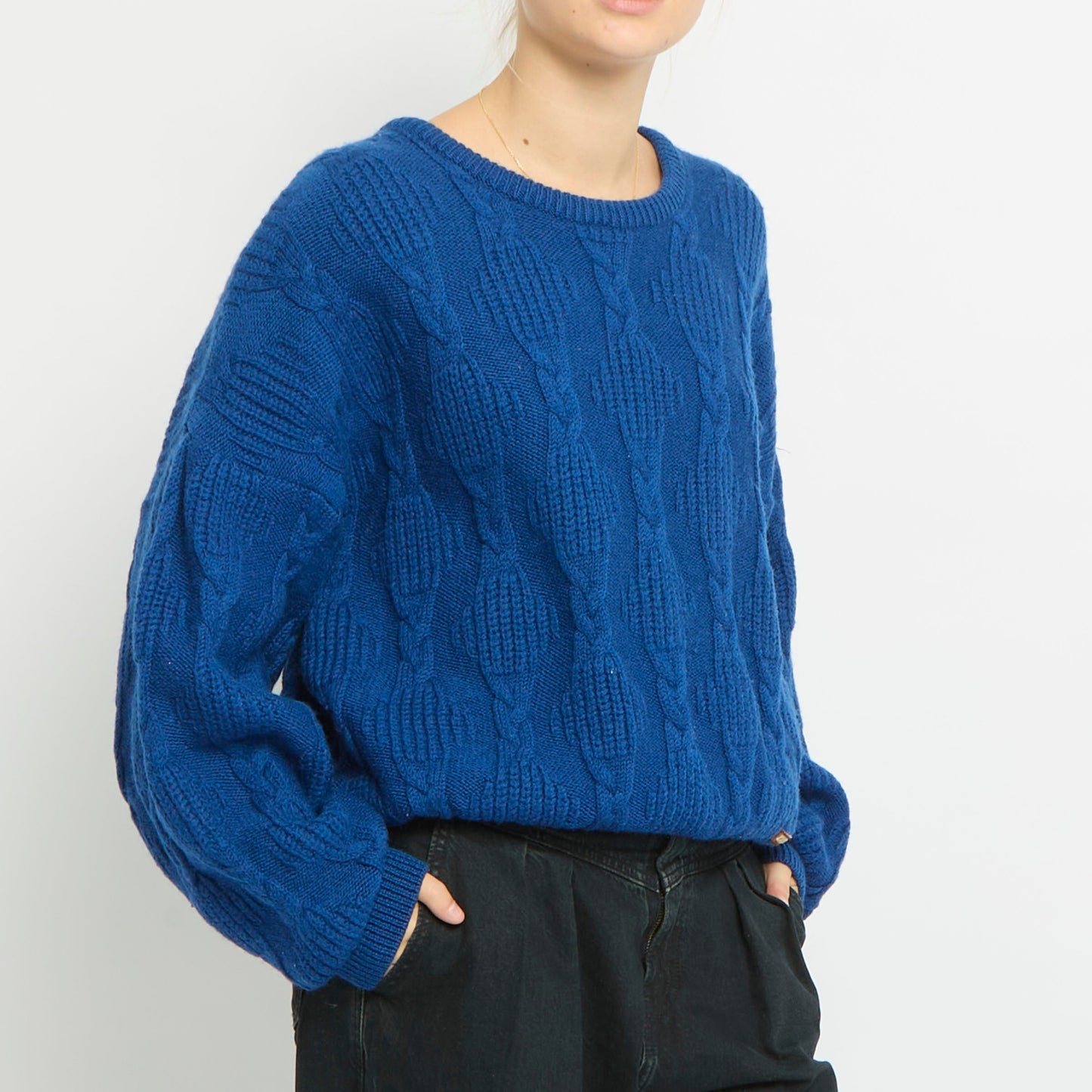 Chunky cable Knit Jumper - UK 16