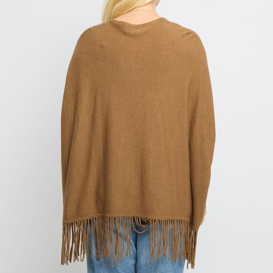 Batwing Fringe Hem Jumper- UK 16