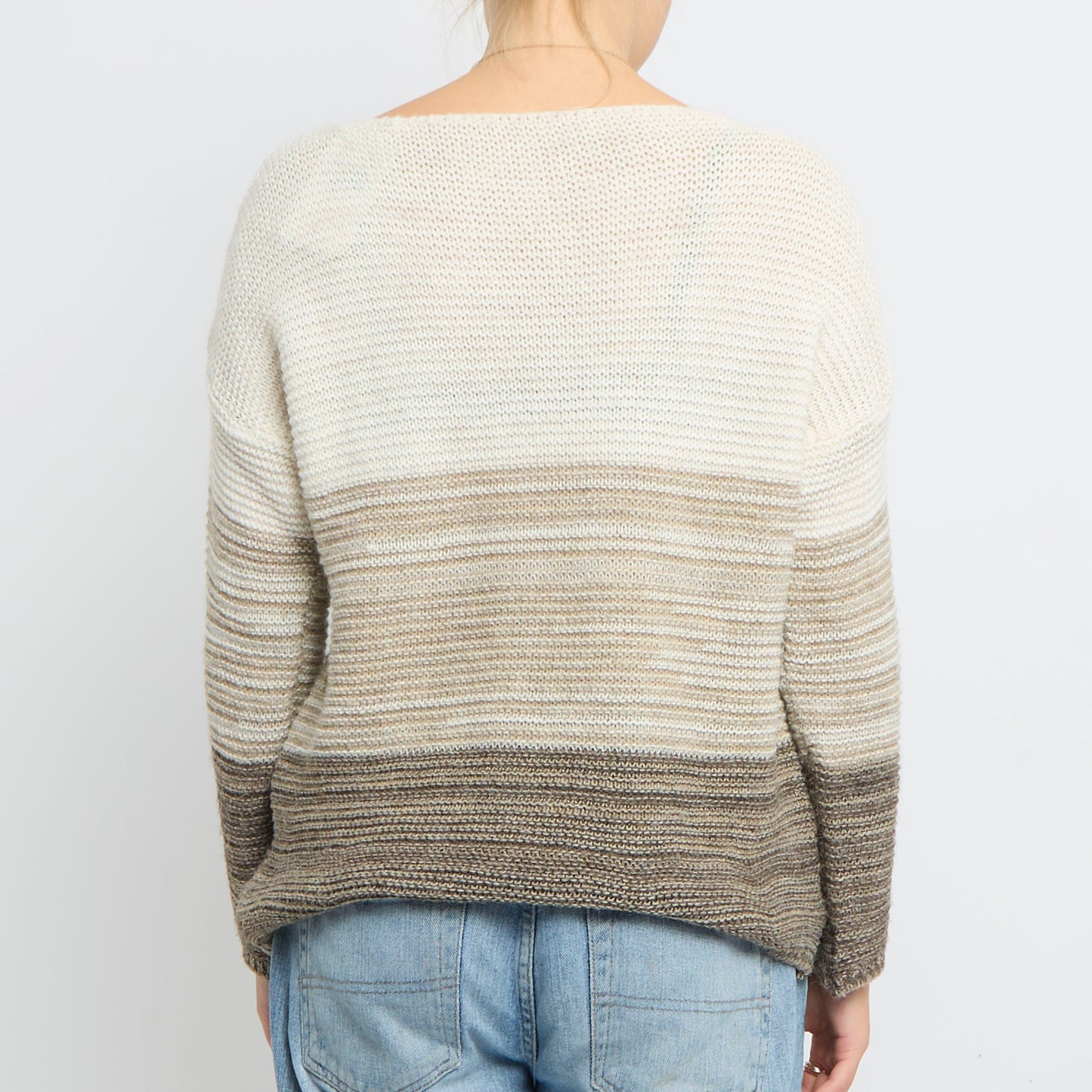 Open Knit Ombre Style Jumper- UK 16