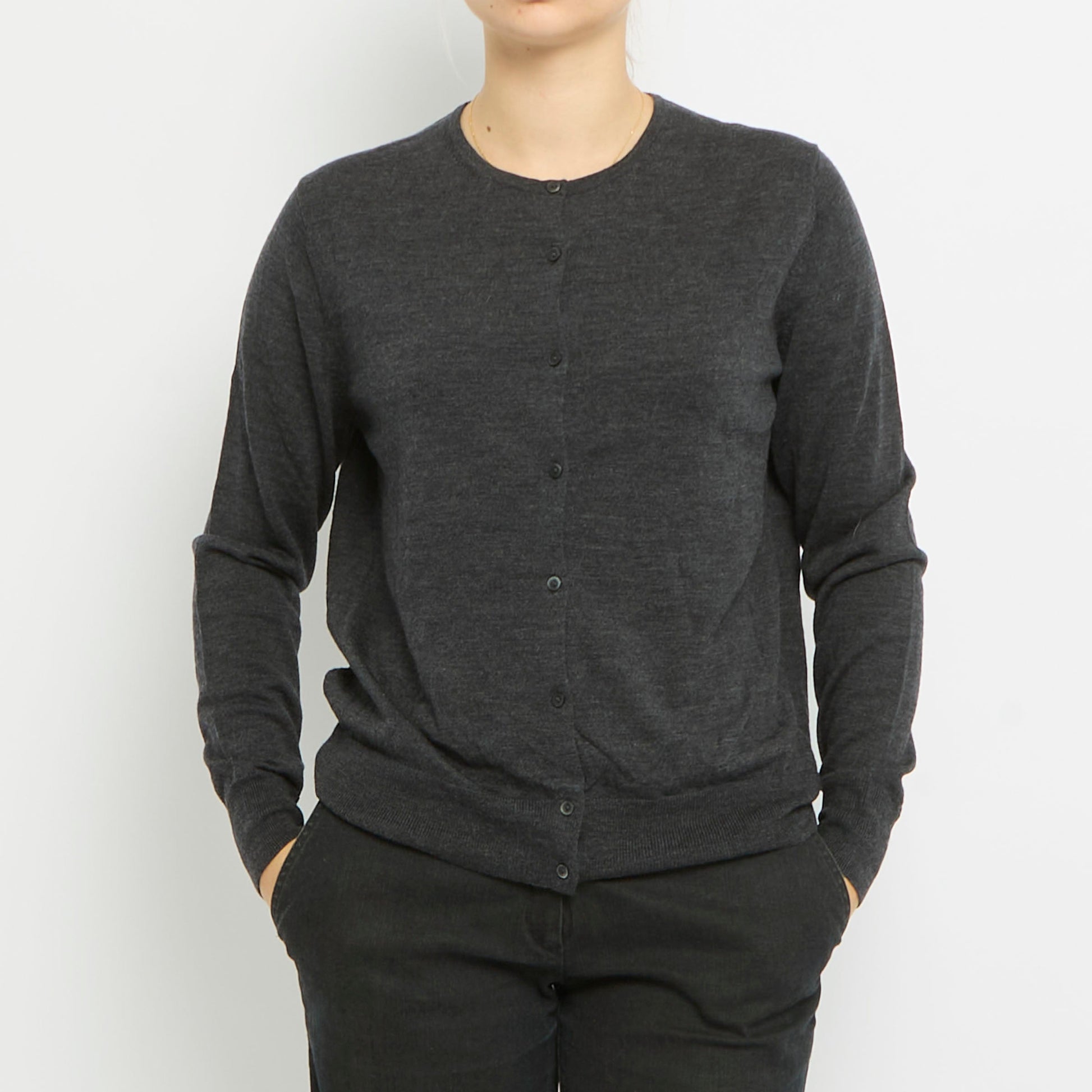 UNIQLO Round Neck Cardigan -16