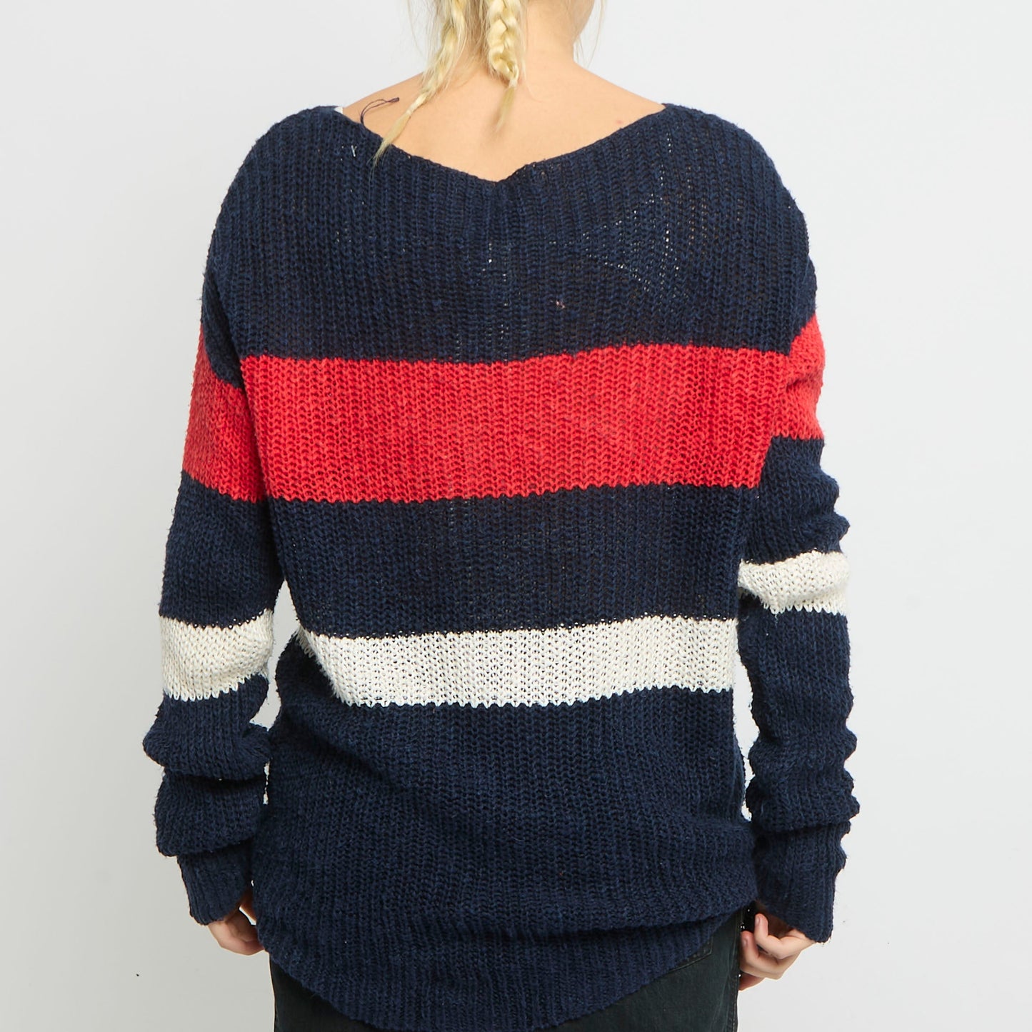 Ralph Lauren Stripe Long Sweater- UK 16