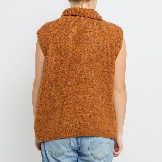 Turtle Neck Sweater Vest - UK 16