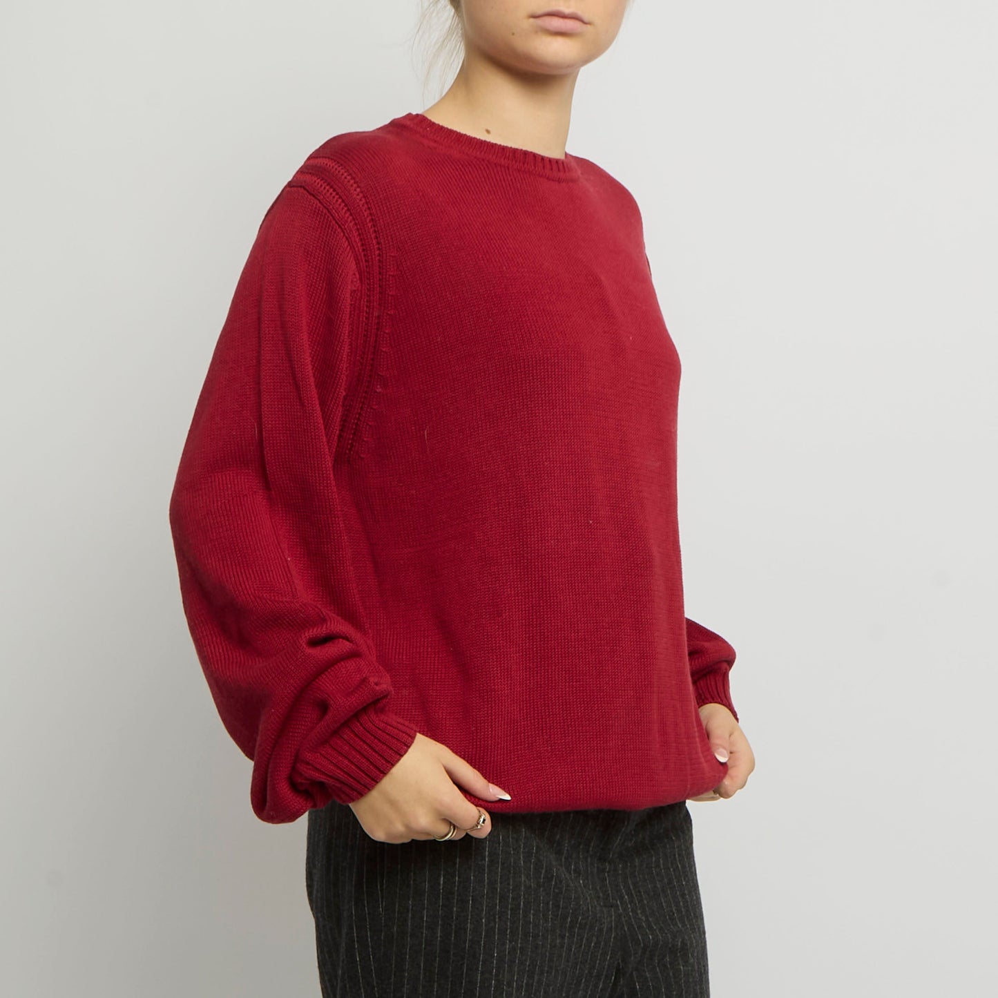 Round Neck Knitted Jumper - UK 16