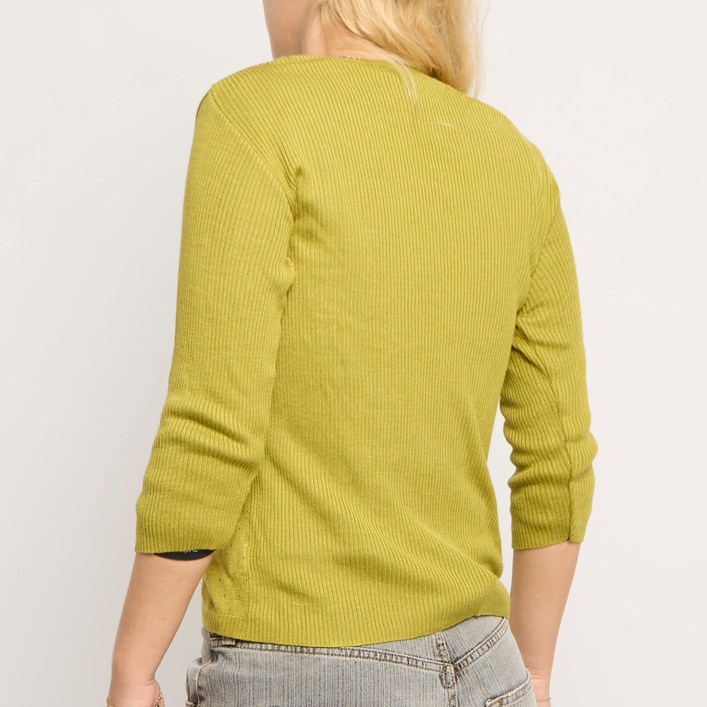 Fine Knit Crewneck Sweater - UK 6