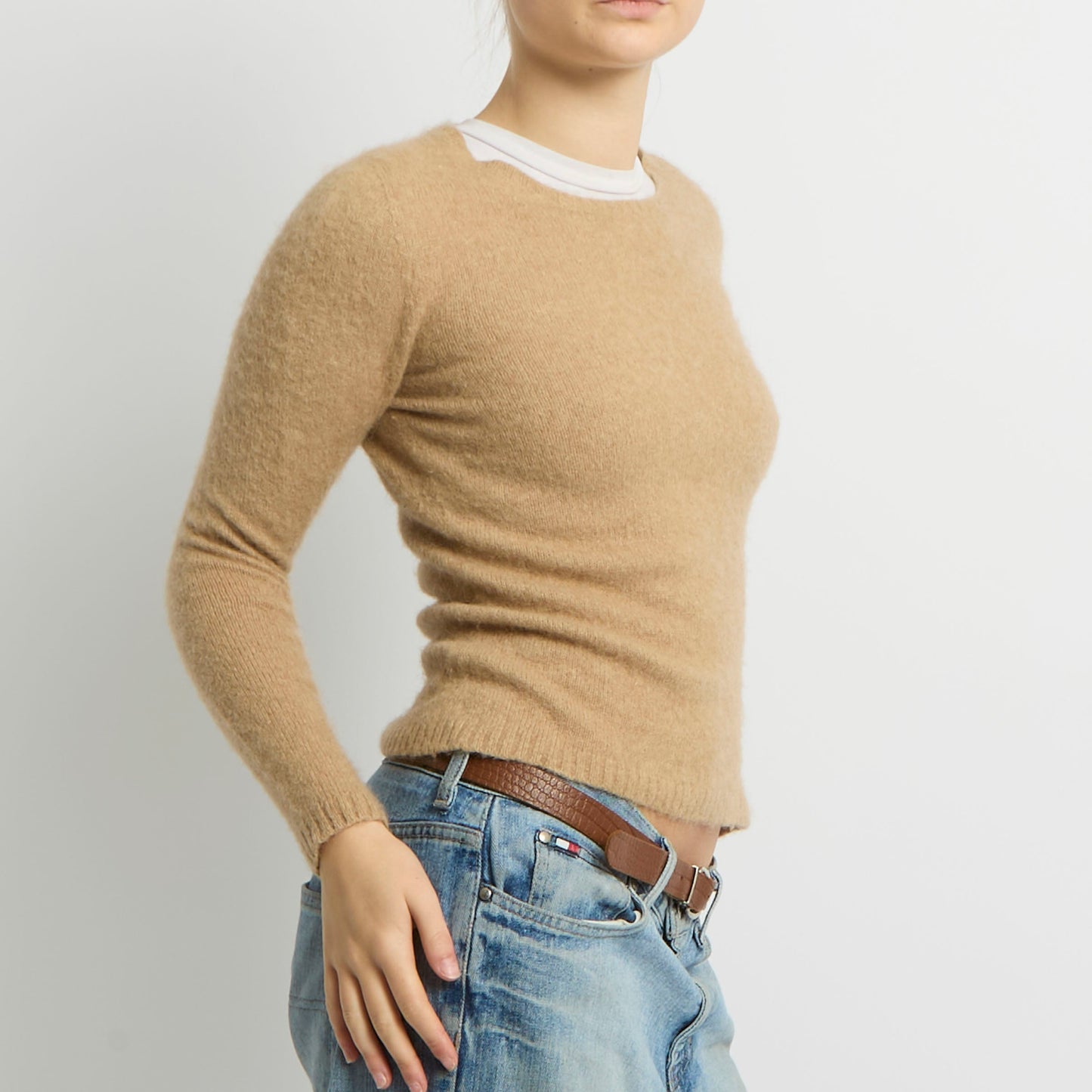 Fine Knit Sweatshirt - UK 8