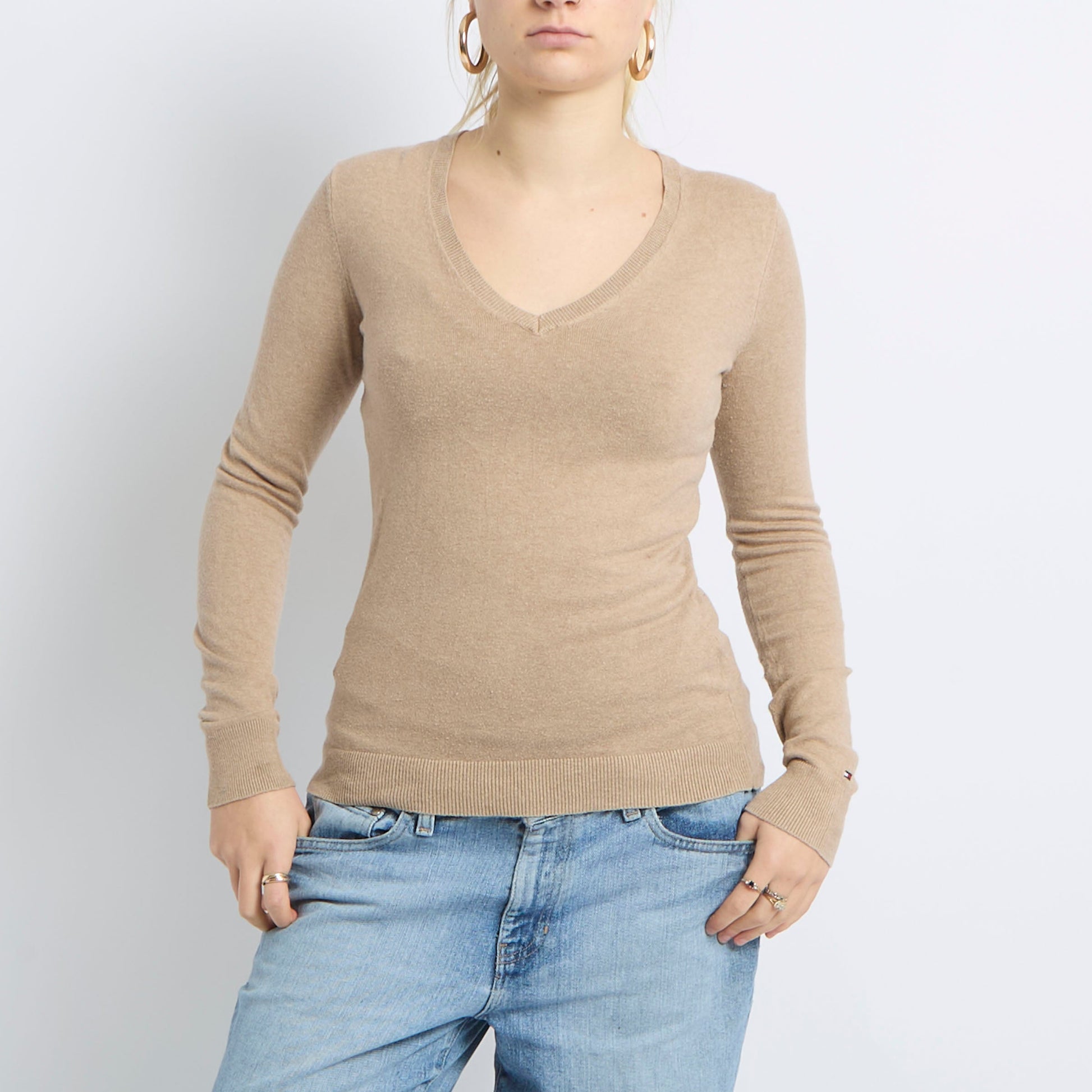 V-Neck Lightweight Sweater- UK 8