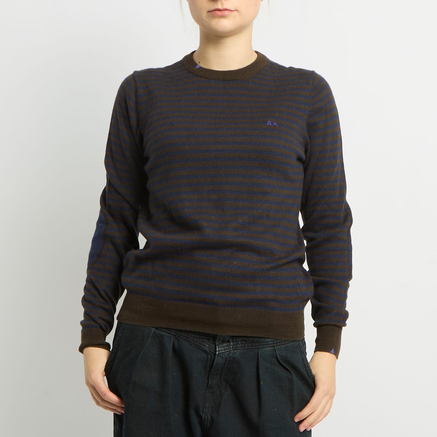 Blended Cashmere Crewneck Sweatshirt - UK 8