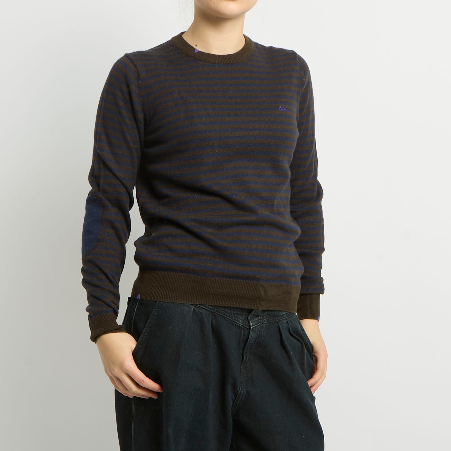 Blended Cashmere Crewneck Sweatshirt - UK 8