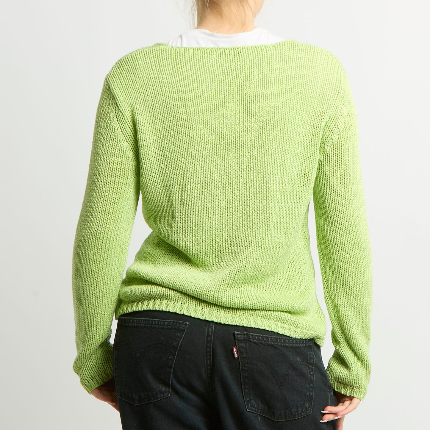 Crochet Knit Sweater - UK 8