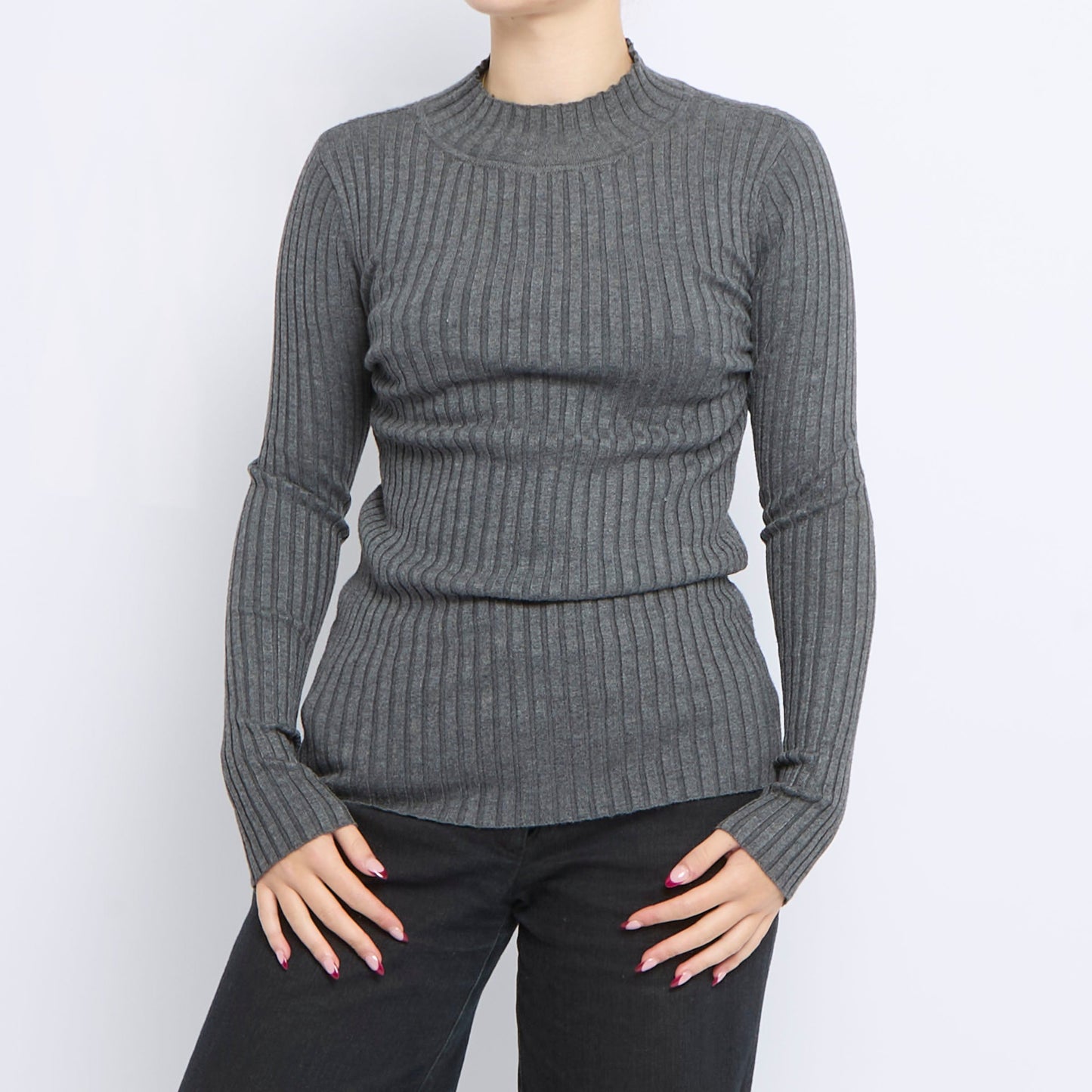 Roundneck Turtleneck Sweater - UK 8