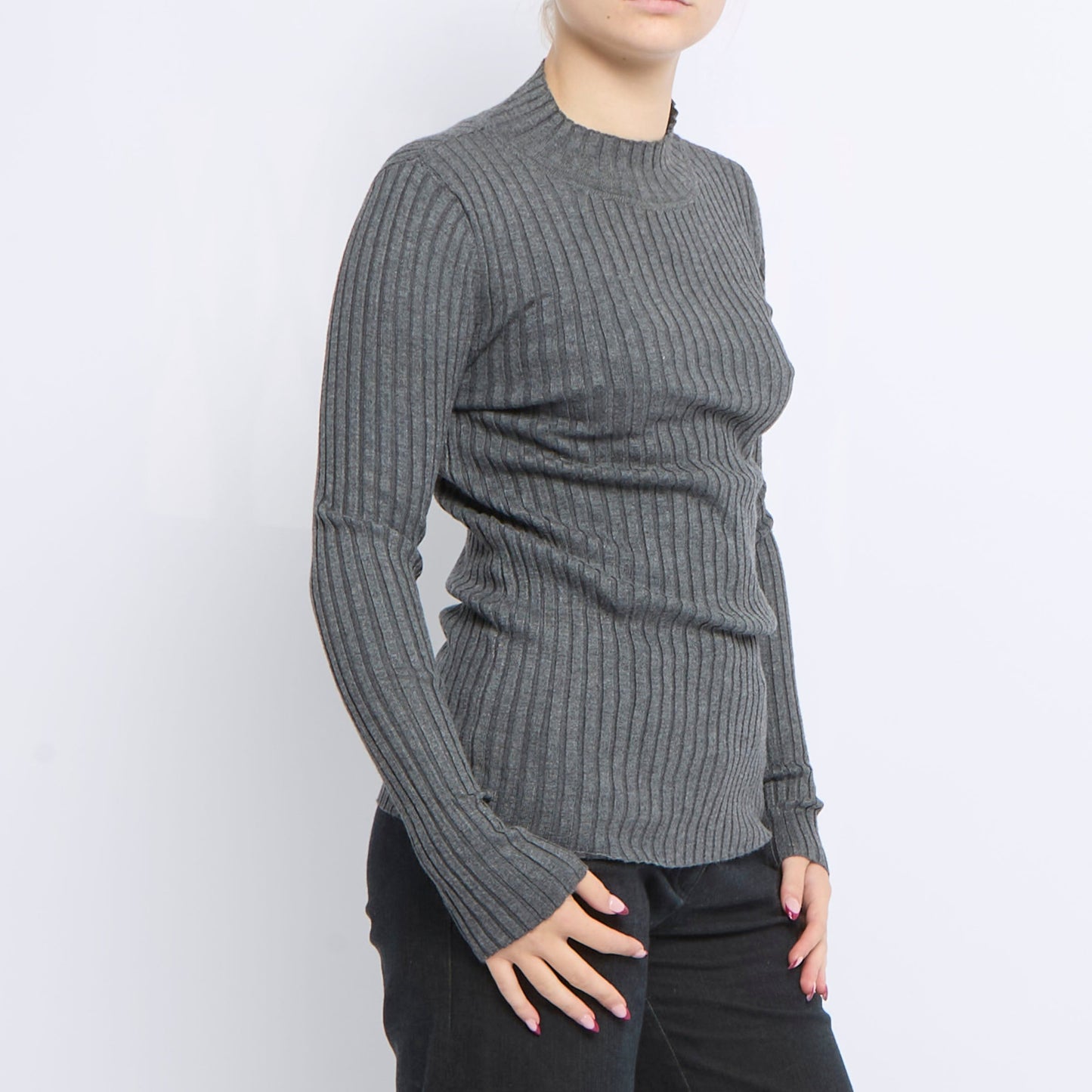 Roundneck Turtleneck Sweater - UK 8