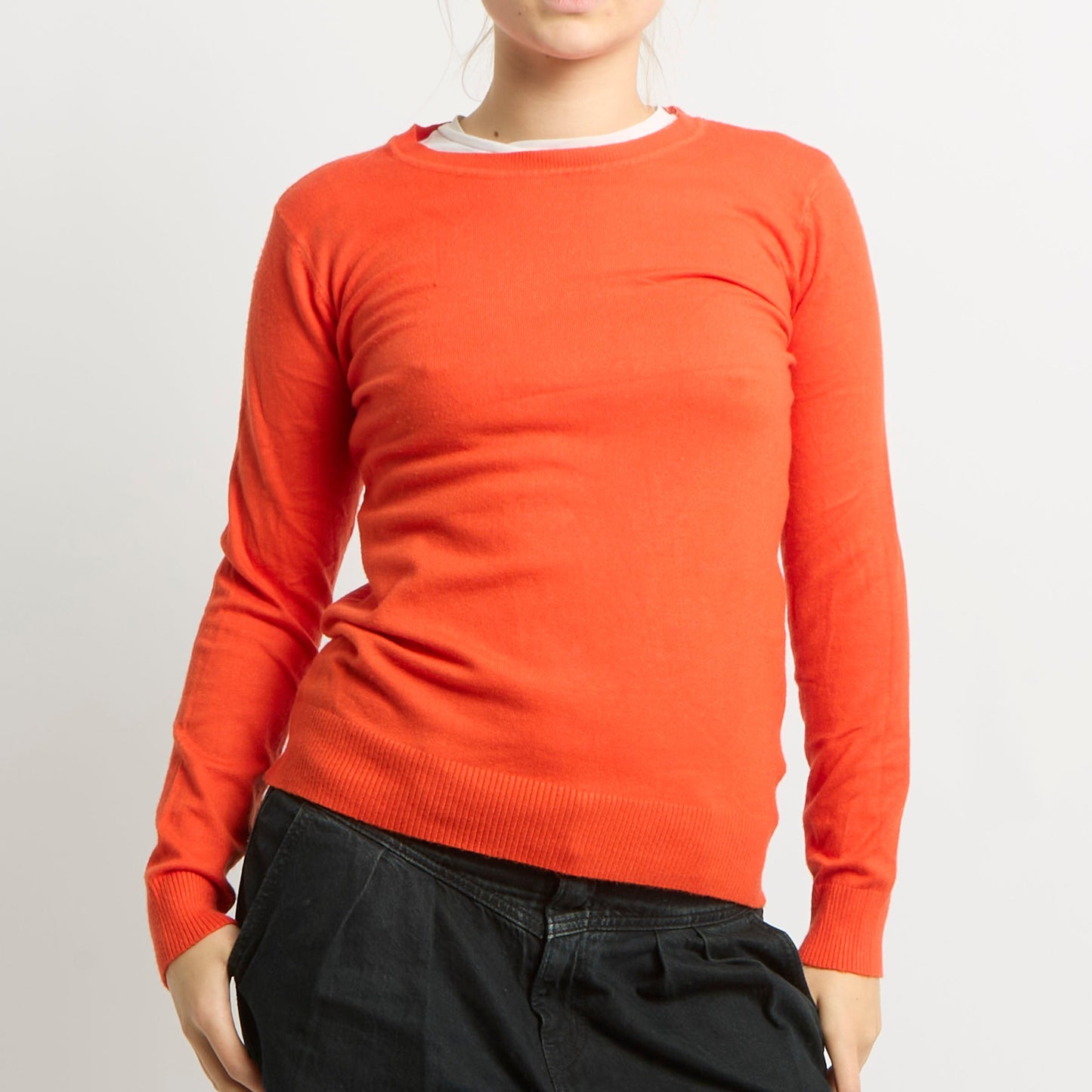 Fine Knitted Sweatshirt - UK 8