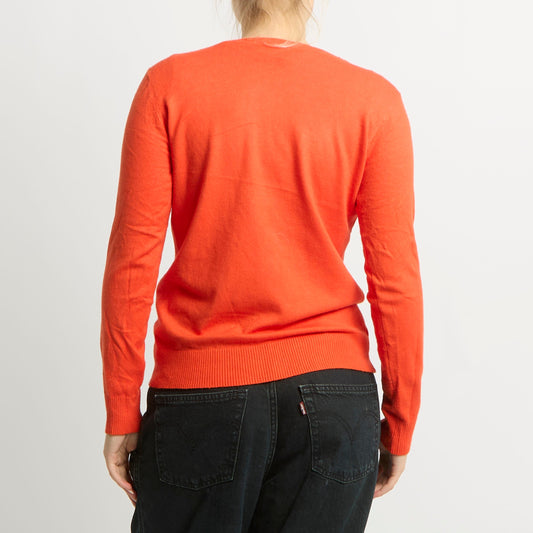 Fine Knitted Sweatshirt - UK 8