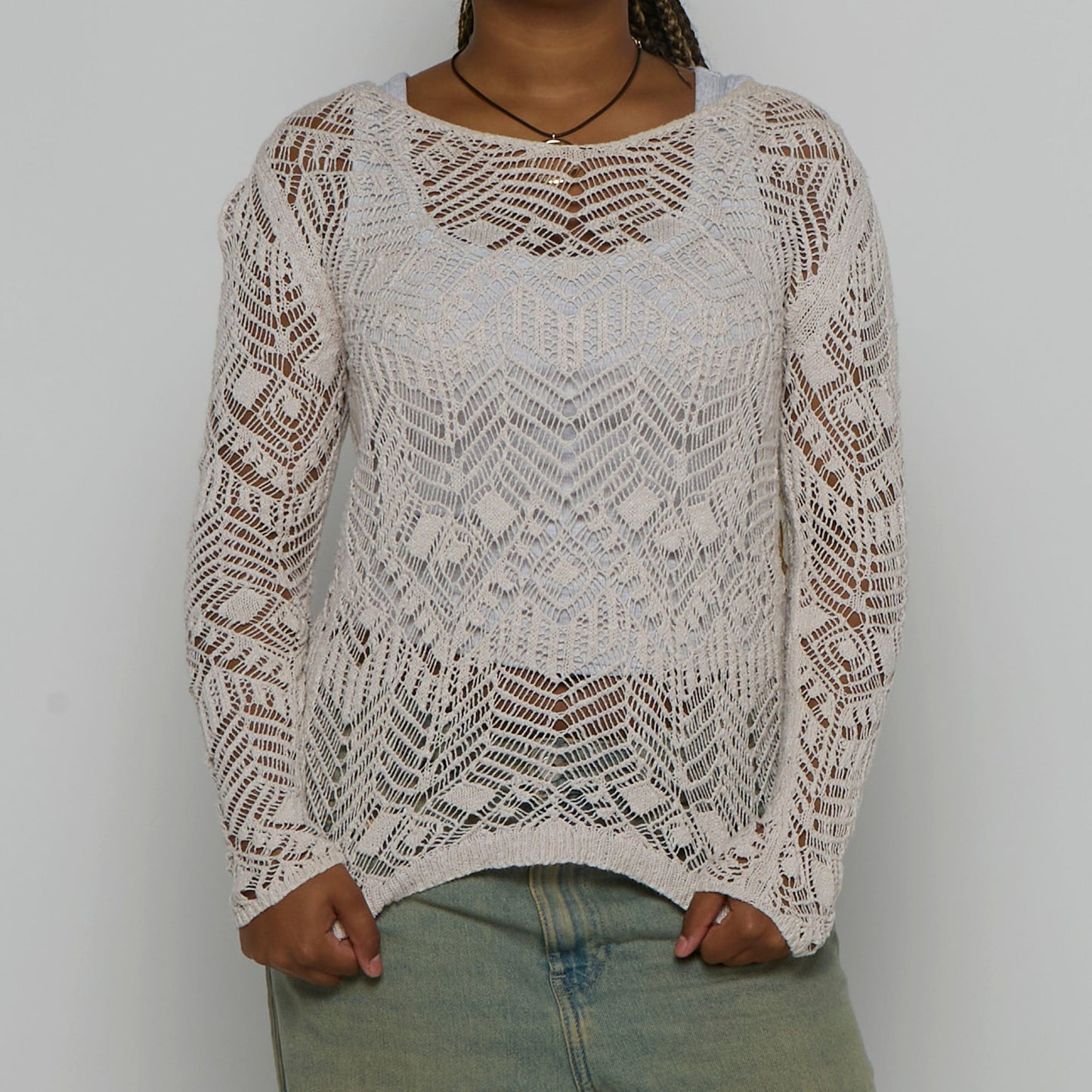 Promod Crochet Top - M