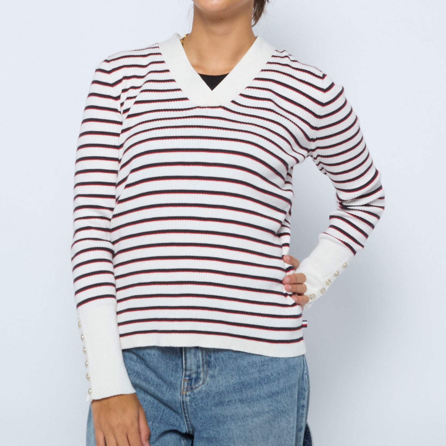 Tommy Hilfiger V-Neck Sweater - S