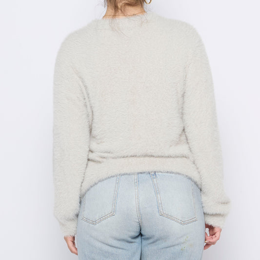 Fluffy Round Neck Jumper - XL