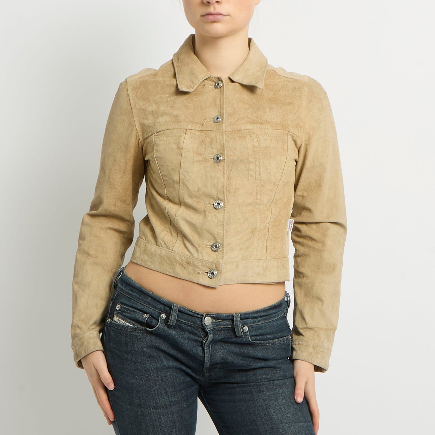 Suede Shirt Jacket - UK 10